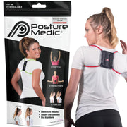 PRIMEKINETIX PostureMedic Dynamic Posture Brace for Neck and Back Support -For Enhanced Shoulder Alignment, Posture Improvement & Stretching- M(Blue)