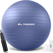 Trideer Yoga Ball – Anti-Burst Exercise Ball for Pregnancy, Office, Birthing, Stretching & Core Workout – Home Gym & Therapy