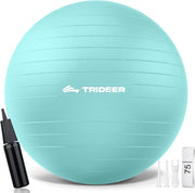 Trideer Yoga Ball – Anti-Burst Exercise Ball for Pregnancy, Office, Birthing, Stretching & Core Workout – Home Gym & Therapy