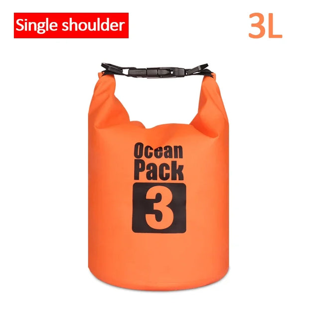 Waterproof PVC Dry Bag for Women Men 2L/5L/10L/15L/20L/30L Outdoor Sport Storage Bag for Kayaking, Boating, Fishing, Swimming
