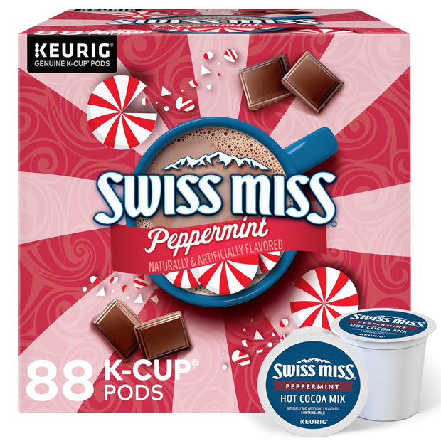 Swiss Miss Milk Chocolate Hot Cocoa, Single-Serve Keurig K-Cup Pods, Hot Chocolate, 44 Count
