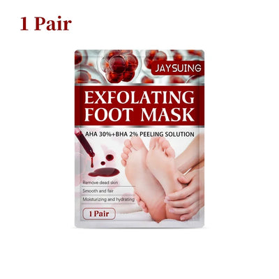 5/1Pair Feet Exfoliating Foot Masks Pedicure Socks Exfoliation Scrub for Feet Mask Pedicure Stone Foot Peeling Mask For Foot Spa