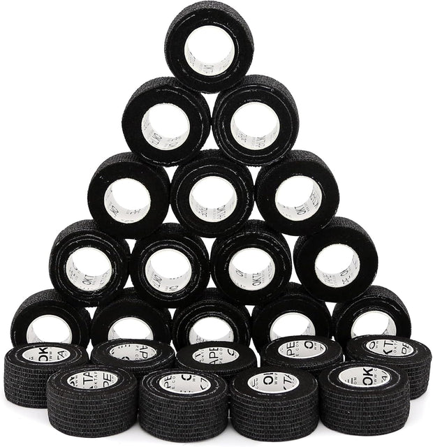 OK TAPE Self Adherent Cohesive Bandages Wrap - 12Packs, 2" x 5 Yards, Non-Woven Self Adhesive Bandage Wrap for Thumb, Finger, Wrist, Ankle, Vet Wrap Bandages Tape (Mixed Colors)