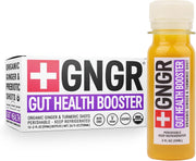 +GNGR Immunity Booster Organic Ginger and Turmeric Shot - Cold Pressed Ginger Shots with Turmeric, Cayenne Pepper, Orange, Lemon for All Natural Immune & Digestive Support (2 Oz, Pack of 12)