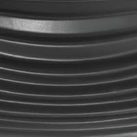 Oceanfoam Tidal Roller - Black - Muscle Massage Foam Roller for Back Pain & Stretching - Firm and Ergonomic Wide Wave Textured - Yoga, Athletics, & Wellness - Full Size, 20" x 5"