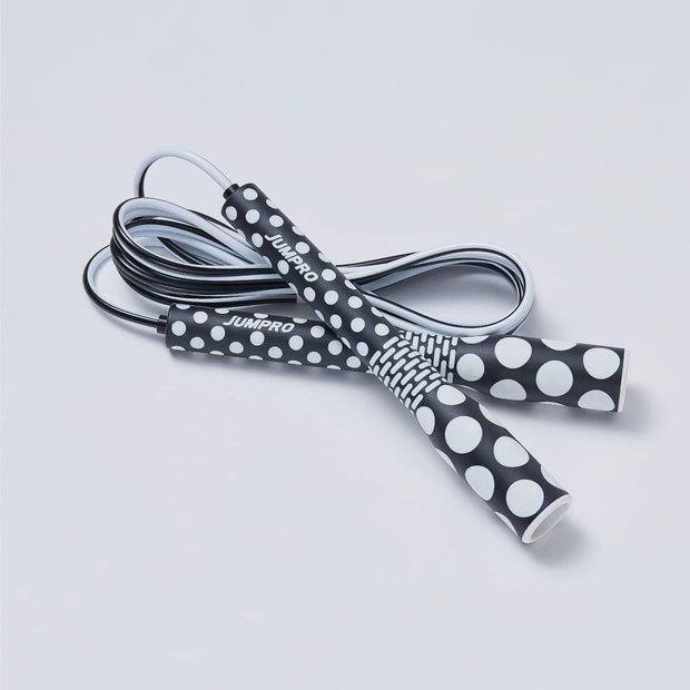 Skipping Jump Rope for Fitness Workout - Light Weight, Adjustable, Tangle Free, Excellent line control for Cardio Boxing, CrossFit, Training Exercise All Ages and Gender ( Special Luxury, KA-220, Made in Korea)