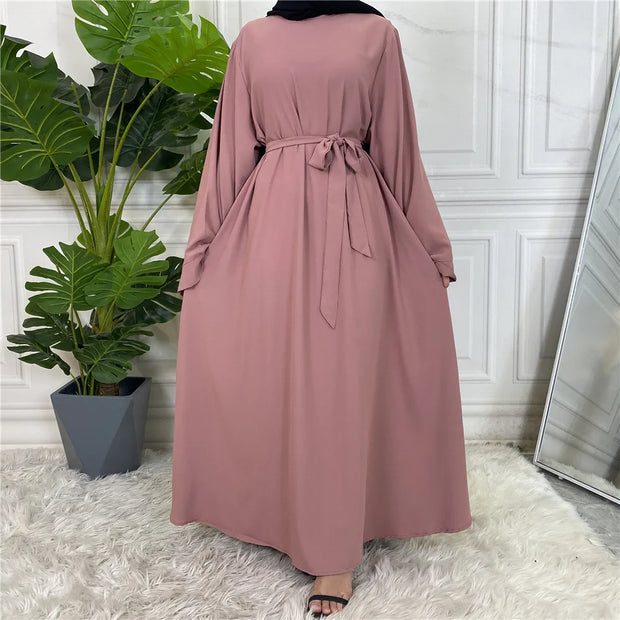 Modest Abaya Ramadan Musulman De Mode Maxi Robe Turkey Kaftan Islamic Clothing Muslim For Women Hijab Dress Caftan Vestidos