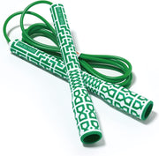 Skipping Jump Rope for Fitness Workout - Light Weight, Adjustable, Tangle Free, Excellent line control for Cardio Boxing, CrossFit, Training Exercise All Ages and Gender ( Special Luxury, KA-220, Made in Korea)