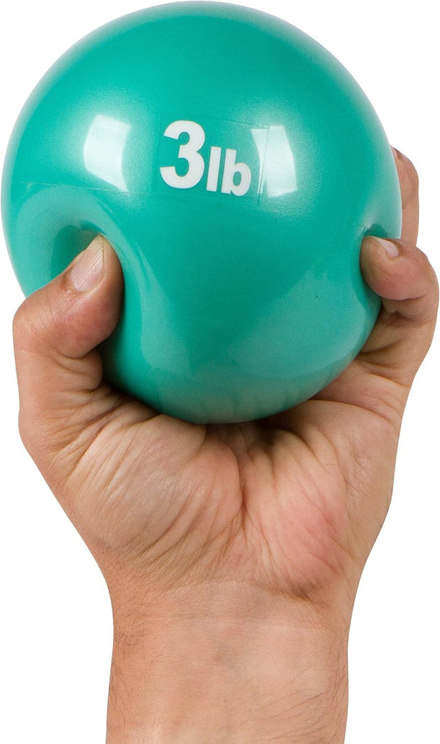 Trademark Innovations Weighted Toning Exercise Ball - Set of 2