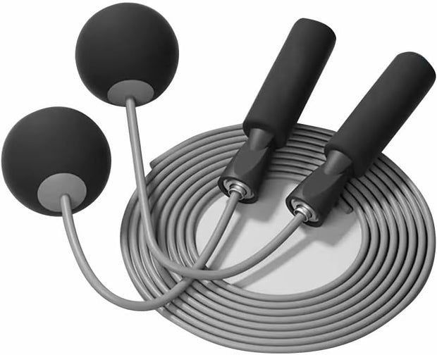 Weighted Jump Rope Without Rope Skipping Rope No Line Speed Rope Cordless For Fitness Workout Anywhere Ropeless Bod Rope for Exercise Training Beachbody Build