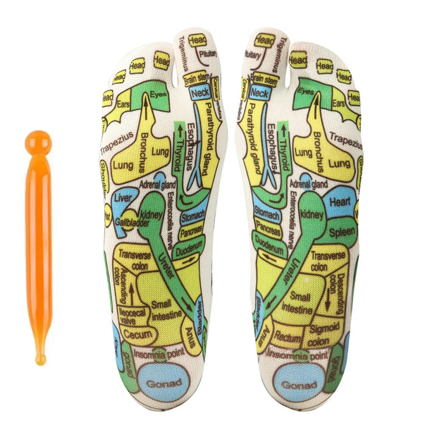 Socks Acupressure Foot Massage Relieve Tired Feet Massager Reflexology Socks Foot Acupoint Massage Tool Physiotherapy Foot Care