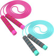 Jump Rope For Kids,Jump Rope Kids,Adjustable Soft Skipping Rope,Toddler Jump Rope With Skin-Friendly Foam Handles For Kids, Boys,Girls,Women, Men,Exercise Activity,Outdoor Fitness