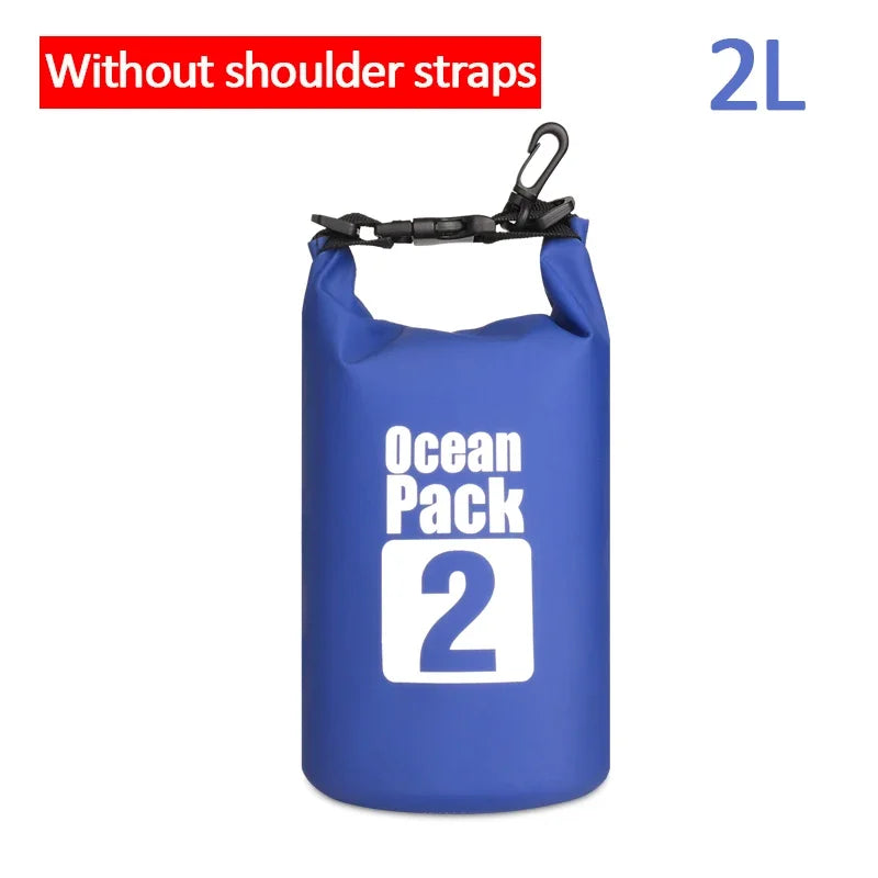 Waterproof PVC Dry Bag for Women Men 2L/5L/10L/15L/20L/30L Outdoor Sport Storage Bag for Kayaking, Boating, Fishing, Swimming