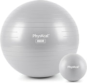 Yoga Ball for Exercise, Pilates Set, 4 Sizes Fitness Ball for Workout, Birthing, Pregnancy, Physical Therapy- Pump Included