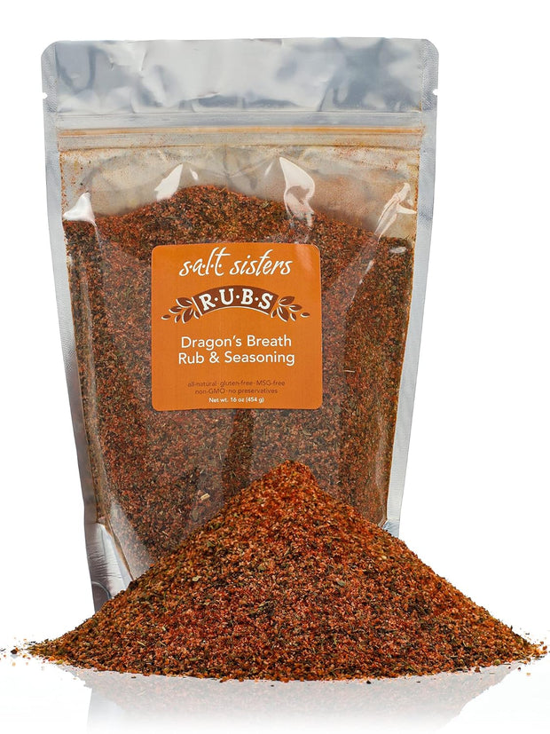 s.a.l.t. sisters Blackening Cajun Rub & Seasoning | All-Natural, Gluten Free, MSG Free, Non-GMO | Dry & Wet Rub Seasoning Base | Versatile Use for Chicken Wings, Brisket, Pulled Pork, and More | 1lb