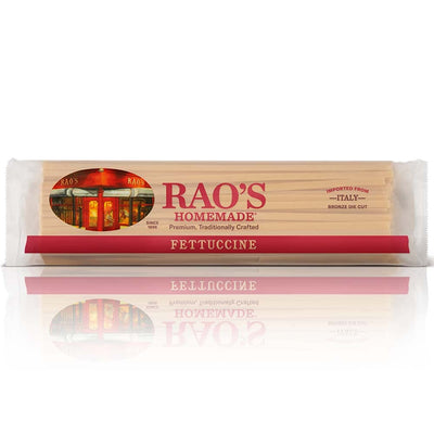 Rao's Homemade Fettuccini Pasta, 16oz, Traditionally Crafted, Premium Quality, From Durum Semolina Flour, Traditional Bronze Die Cut, Imported from Italy