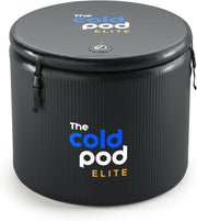 The Cold Pod Insulated Cold Plunge Tub Bundle - 85Gal Ice Bath Round Tubs with Energy Saving Multi-Layer Cover - Chiller Compatible&Silver Reflective
