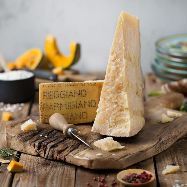 Parmigiano Reggiano DOP 36 months 2.2 lb (1kg) - The Only Parmesan - EMILIA FOOD LOVE Selected with love in Italy