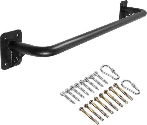 Wall Mounted Doorway Pull Up Bar, Heavy Duty Strength Training Pull-Up Bars for Doorframe, Support Beam or Joist Mount Thick Metal Sturdy Construction Support 500 lbs