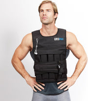 RUNmax 20LBS - 150LBS Adjustable Weighted Vest Wtih Shoulder Pads Option for Men and Women