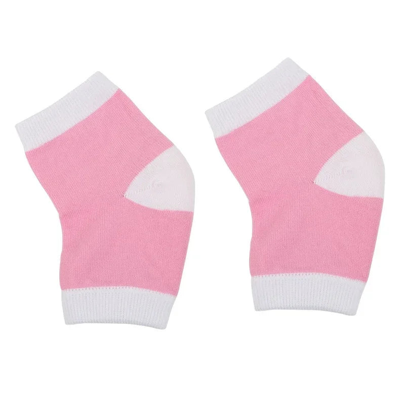 1Pair Silicone Moisturizing Gel Heel Socks Reusable Anti Cracked Chapped Foot Smooth Skin Care Exfoliating Foot Protector Tools