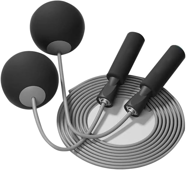 Weighted Jump Rope Without Rope Skipping Rope No Line Speed Rope Cordless For Fitness Workout Anywhere Ropeless Bod Rope for Exercise Training Beachbody Build