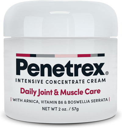 Penetrex Joint & Muscle Therapy - Soothing Muscle Rub for Back, Neck, Hands, Feet - Premium Whole Body Rub with Arnica, Vitamin B6 MSM & Boswellia - Non-Greasy 2oz Cream