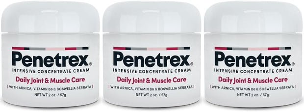 Penetrex Joint & Muscle Therapy - Soothing Muscle Rub for Back, Neck, Hands, Feet - Premium Whole Body Rub with Arnica, Vitamin B6 MSM & Boswellia - Non-Greasy 2oz Cream