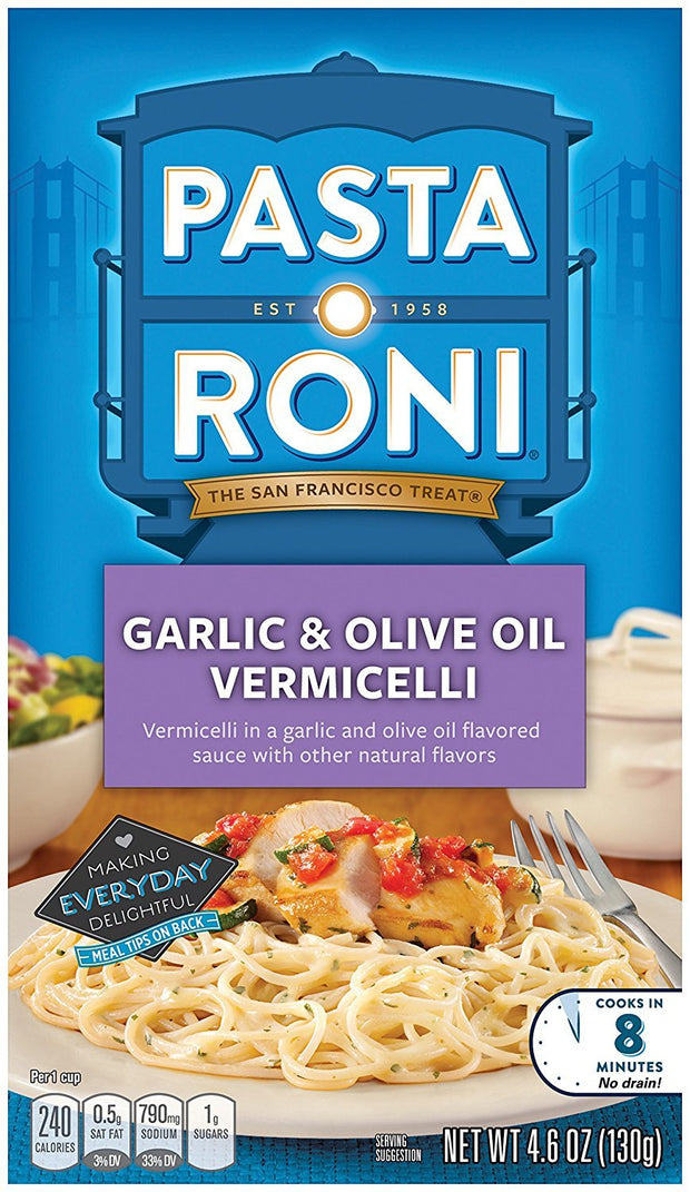 Pasta Roni Garlic Alfredo Fettuccine, 4.7 Ounce (Pack of 12)