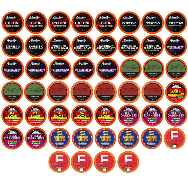 Two Rivers Coffee Hot Chocolate Pods Single Serve Cocoa Variety Sampler Pack Compatible with 2.0 Keurig K-Cup Brewers, 40 Count