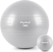 Yoga Ball for Exercise, Pilates Set, 4 Sizes Fitness Ball for Workout, Birthing, Pregnancy, Physical Therapy- Pump Included
