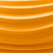 Oceanfoam Ripple Travel Foam Roller (11" x 3.35") Firm Mini Foam Roller for Physical Therapy, Deep Tissue Massage, Back Pain - High Density, Ergonomic Wave Textured - Yoga, Exercise (Black Marbled)