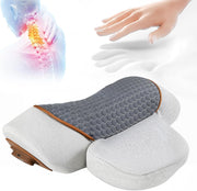 Pillow Traction Massager 2025 New for Neck Hump - 3-in-1 Cervical Neck Pillow with Heat Therapy, Memory Foam for Neck Pain Relief, Ergonomic Massager for Shoulder Back (Gray)