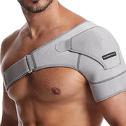 Komoko Shoulder Brace, Rotator Cuff Support Brace and Arm Sling for Pain Relief, Shoulder Compression Sleeve for Preventing Strains and Dislocation, Adjustable Fits Left and Right Arm, Men & Women