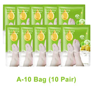 1-10Pcs Exfoliating Foot Mask Foot Spa Pedicure Socks Removing Dead Skin Whitening Heels Peeling Anti Cracked Foot Skin Care