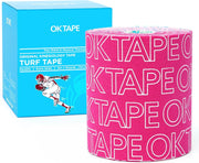 OK TAPE Turf Tape Football, Extra Wide Kinesiology Tape, Protects Arm from Turf Burn, Waterproof, Flexible, Super Sticky, White Athletic Tape (4 Inch x 30 Feet)