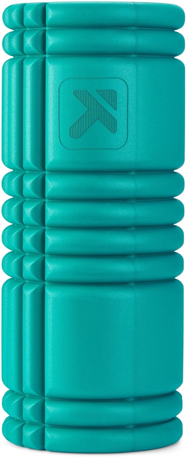 TriggerPoint Grid 1.0 Foam Roller - 13" Multi-Density Massage Roller for Deep Tissue & Muscle Recovery - Relieves Tight, Sore Muscles & Kinks, Improves Mobility & Circulation - Targets Key Body Parts