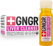 +GNGR Immunity Booster Organic Ginger and Turmeric Shot - Cold Pressed Ginger Shots with Turmeric, Cayenne Pepper, Orange, Lemon for All Natural Immune & Digestive Support (2 Oz, Pack of 12)