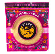 Siete Almond Flour Tortillas, 7 Ounce (Pack of 1), 8 ct (Frozen)