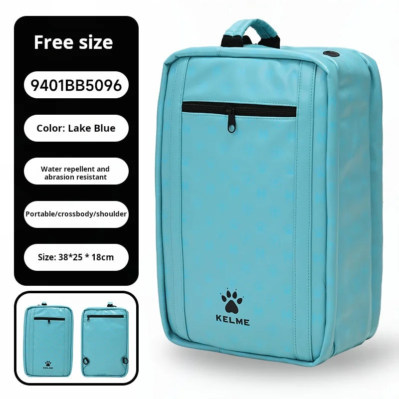Kelme Football Training Bag School Student Backpack Large Capacity Multi-layer Football Shoe Storage Bag Sports Messenger Bag