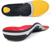 STSVZORR 220 lbs+ High Arch Support Insert Metatarsal Pad Pain Relief Men Women Plantar Fasciitis Insole Orthotic Flat Feet Heel Spur Comfort Standing All Day, Work Boots Shoe Insole