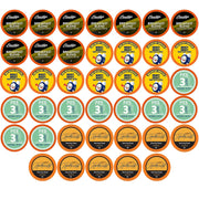 Two Rivers Coffee Hot Chocolate Pods Single Serve Cocoa Variety Sampler Pack Compatible with 2.0 Keurig K-Cup Brewers, 40 Count