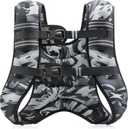 ZELUS Weighted Vest, 6lb/8lb/12lb/16lb/20lb/25lb/30lb Weight Vest with Reflective Stripe for Workout, Strength Training, Running, Fitness, Muscle Building, Weight Loss, Weightlifting