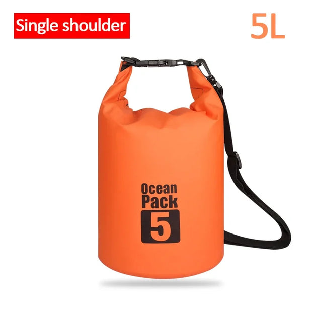 Waterproof PVC Dry Bag for Women Men 2L/5L/10L/15L/20L/30L Outdoor Sport Storage Bag for Kayaking, Boating, Fishing, Swimming