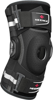 NEENCA Professional Knee Brace for Knee Pain, Hinged Knee Support with Patented X-Strap Fixing System, Medical for Pain Relief, Arthritis, Meniscus Tear, ACL, PCL, MCL, Runner, Sport -FSA/HSA Eligible