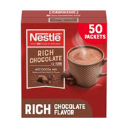 Nestle Hot Chocolate Packets, Milk Chocolate Flavor Hot Cocoa Mix, Made with Real Cocoa, Bulk Pack, 0.71 oz Packet (60 Count)