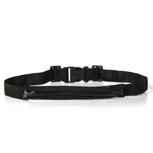 Adjustable Running Waist Pack Double Pocket Waterproof Phone Belt Nylon Small Bag Traveling Cycling Hiking Sport Gym Fanny Pouch