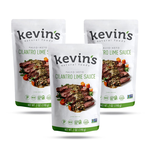 Kevin's Natural Foods Orange Sauce - Keto and Paleo Simmer Stir-Fry Sauce, Gluten Free, No Preservatives, Non-GMO - 3 Pack