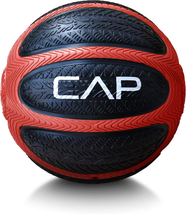 WF Athletic Supply Medicine & Exercise Ball - Durable Rubber & Consistent Weight Distribution; Comfort Textured Grip for Strength, Balance & Core Training, Multiple Choices Available