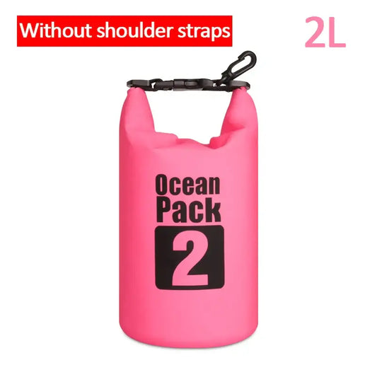 500D Waterproof Swimming Bag Dry Sack 2/5/10/15/20/30L Waterproof Floating Dry Gear Bags For Boating Fishing Rafting Swimming